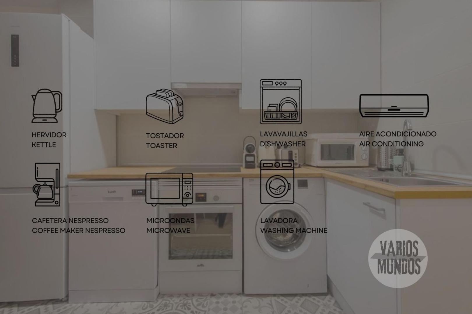 Downtown&New Apt Para 9Pax En La Plaza De Chueca Madrid Luaran gambar